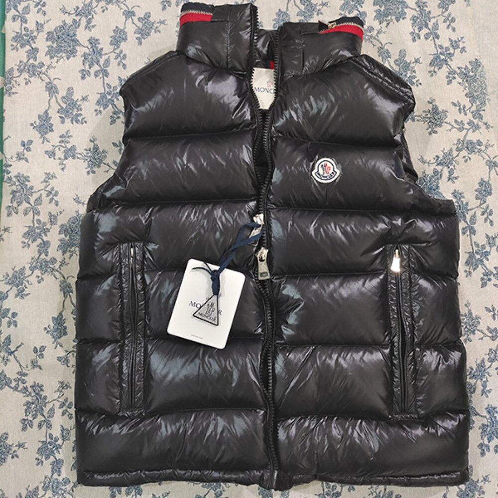 Moncler Black Concealable Hooded Vest